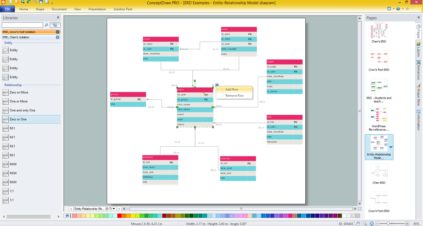 Entity Relationship Diagram Software Engineering | Professional Erd within Er Diagram Examples With Questions