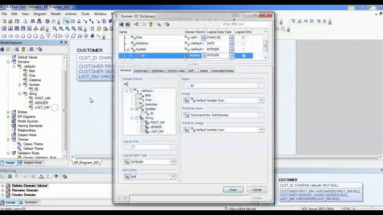 07. Erwin Data Modeler Tool Tutorial - Relationship Or Cardinality pertaining to Erwin Data Modeling Tool