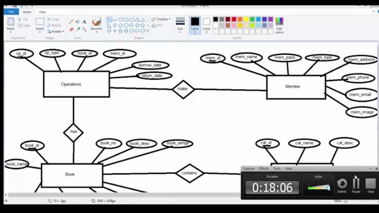 3- شرح عمل Erd للمشروع pertaining to Entity Relationship Diagram شرح