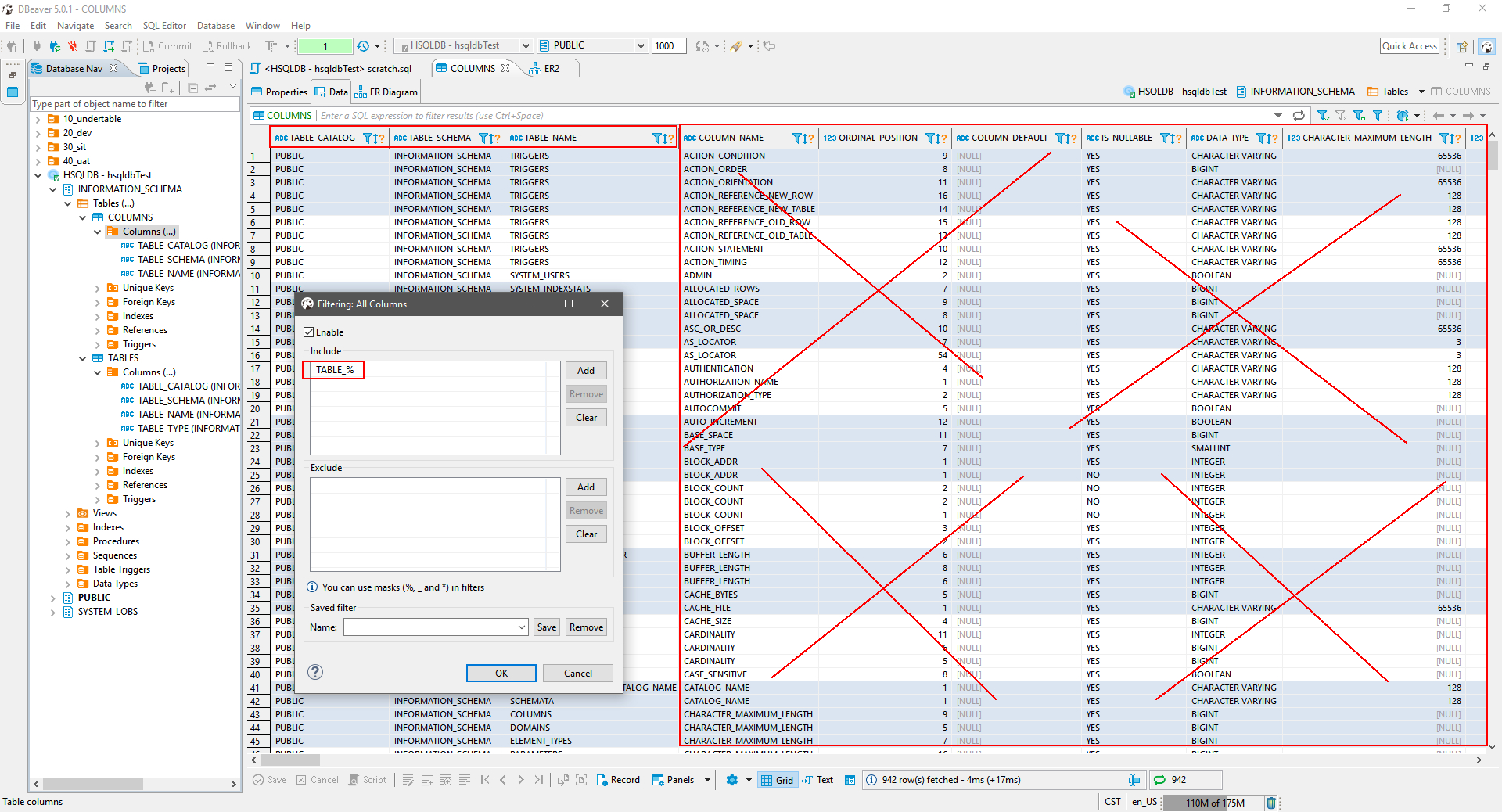 Columns Visibility Configuration In Results View · Issue regarding Er Diagram Dbeaver