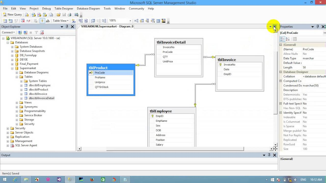 Create A Diagram With Sql Server 2012 with regard to Er Diagram Sql Server 2012