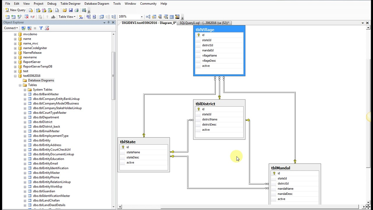 Create New Database Diagrams pertaining to Make Database Diagram