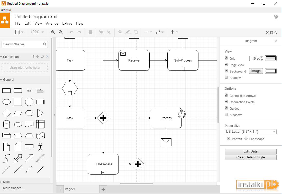 Draw.io Desktop 8.5.0 - Download - Instalki.pl with regard to Er Diagram In Draw.io