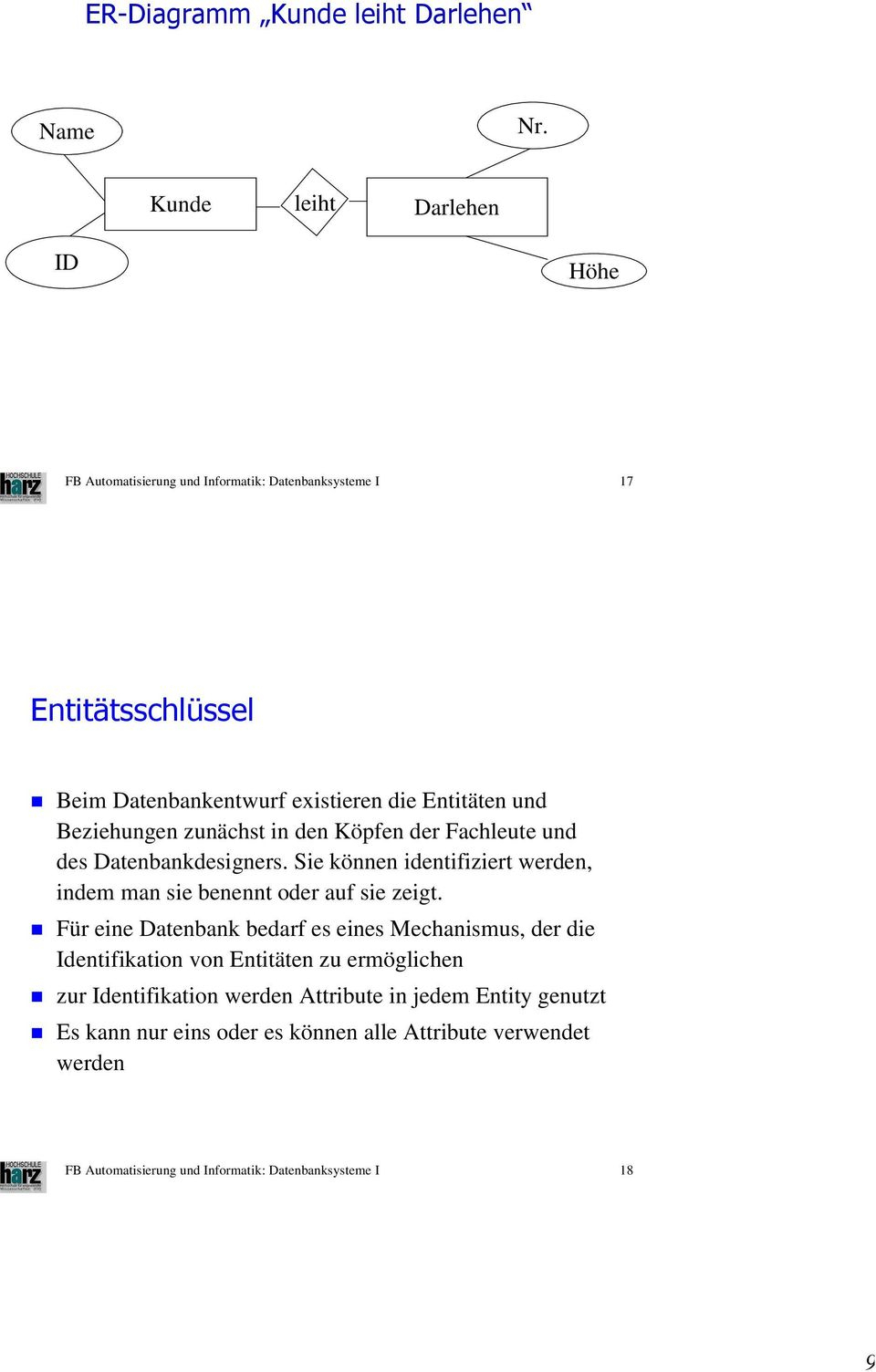 Einführung In Datenbanken - Pdf inside Er Diagramm N M Beziehung Auflösen