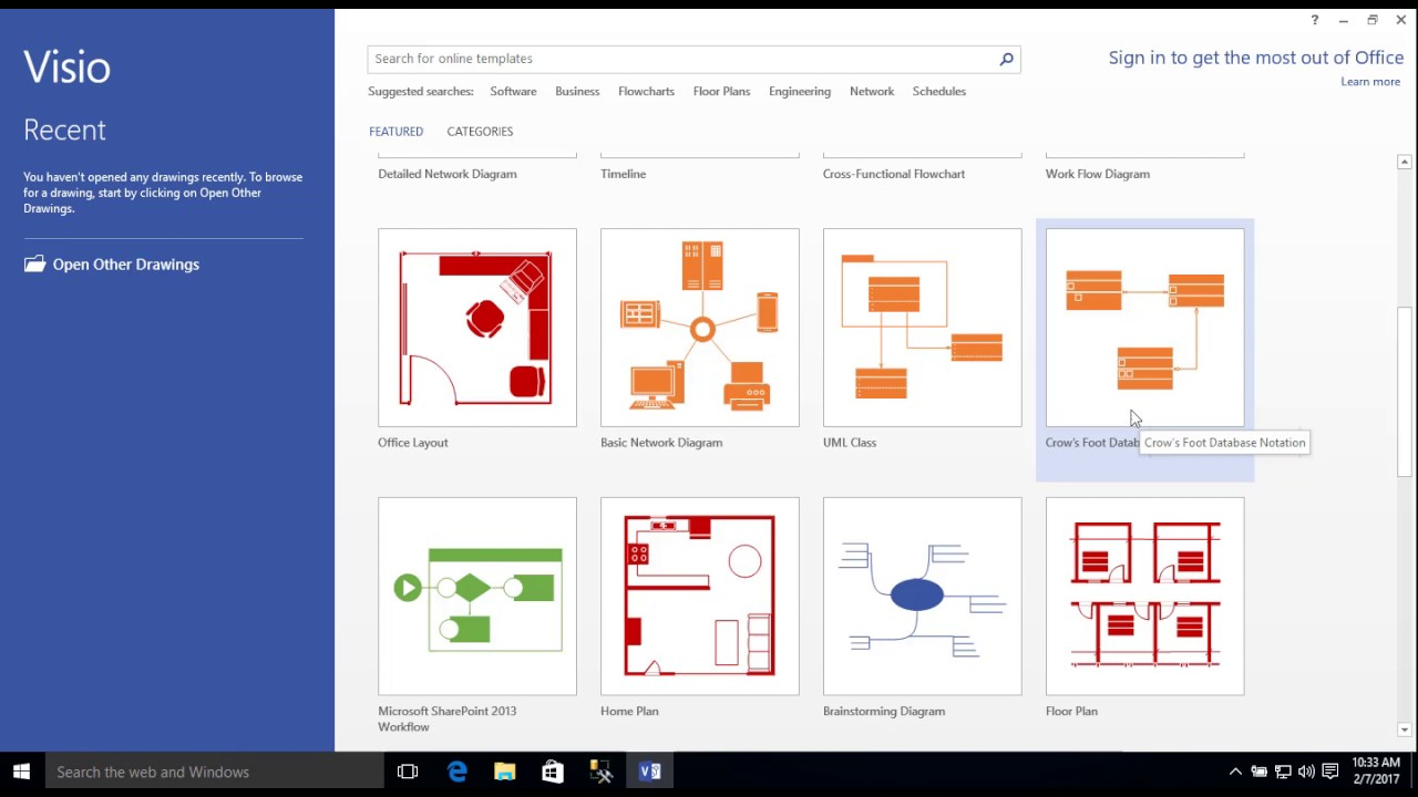 Entity-Relationship Diagram Model With Visio with regard to Er Diagram Visio 2016