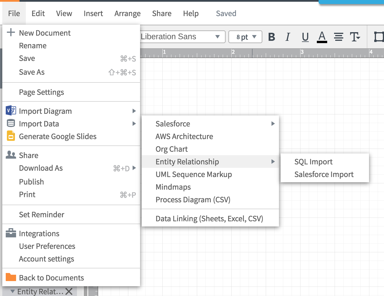 Entity Relationship Diagrams (Erds) – Lucidchart regarding Er Diagram Excel