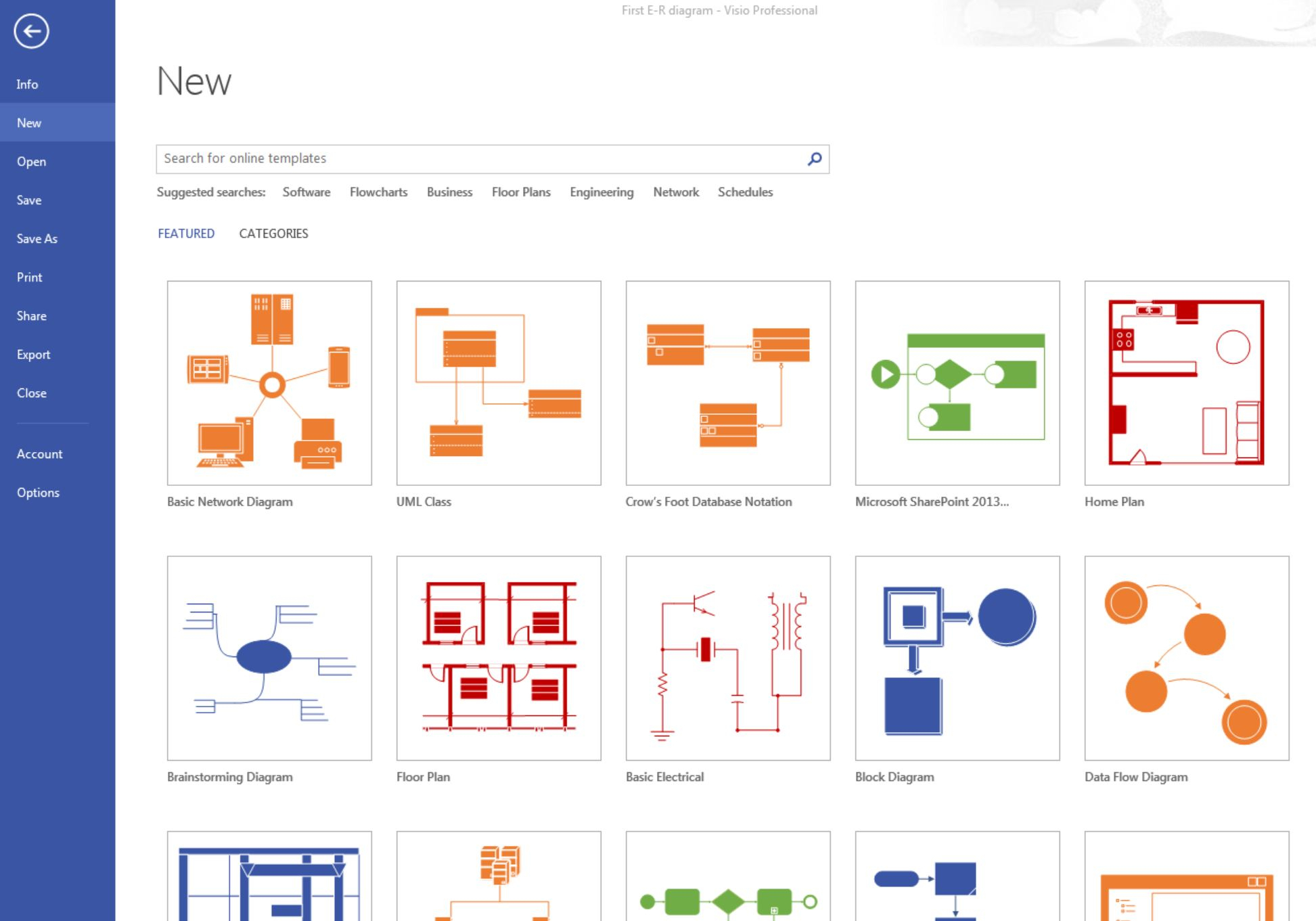 Microsoft Visio диаграммы