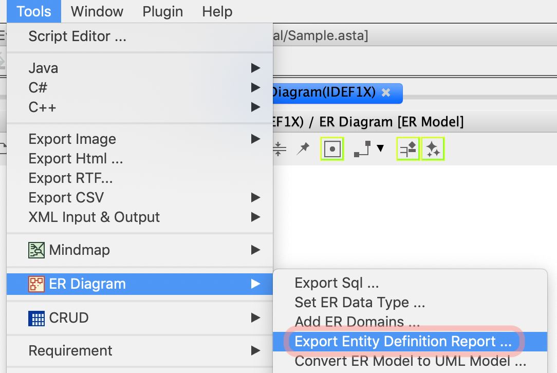 Er Diagram (Entity-Relatonship Diagram) | Astah User&amp;#039;s Guide intended for Er Diagram Definition