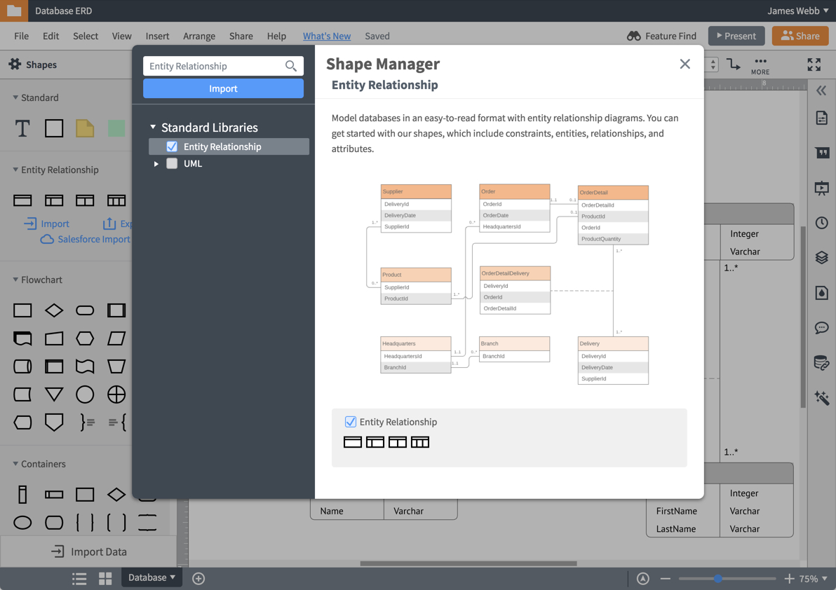 Er Diagram (Erd) Tool | Lucidchart for Erd Creator