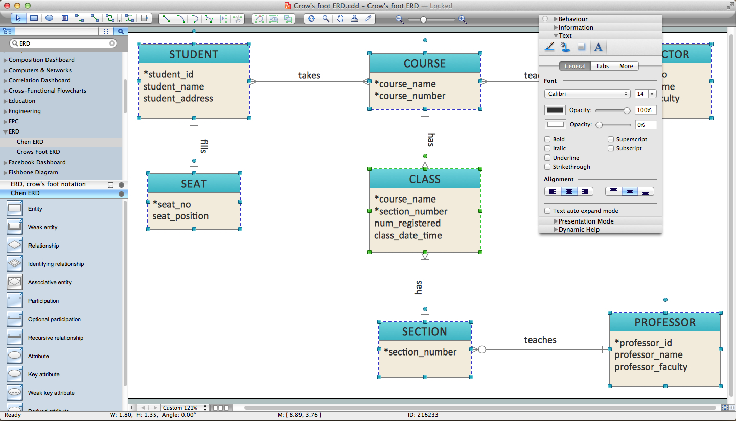 Er Diagram Programs For Mac | Professional Erd Drawing for Er Diagram Creator Free