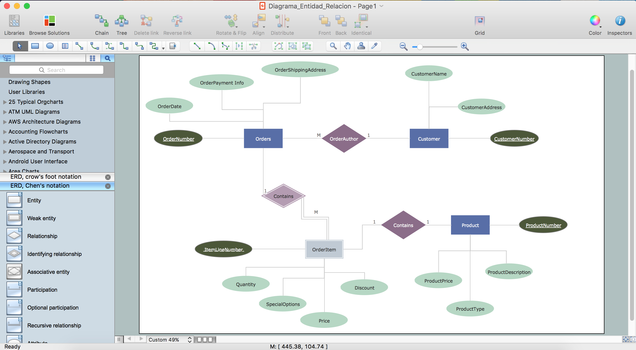 Er Diagram Tool For Os X | Best Vector Drawing Application inside How To Draw Er Diagram Online