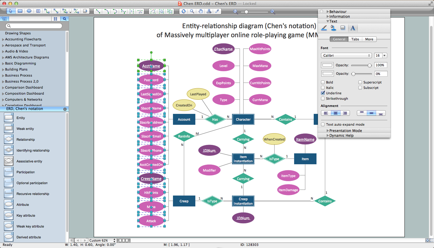 Er Diagram Tool For Os X | Entity Relationship Diagram - Erd inside Er Model Creator