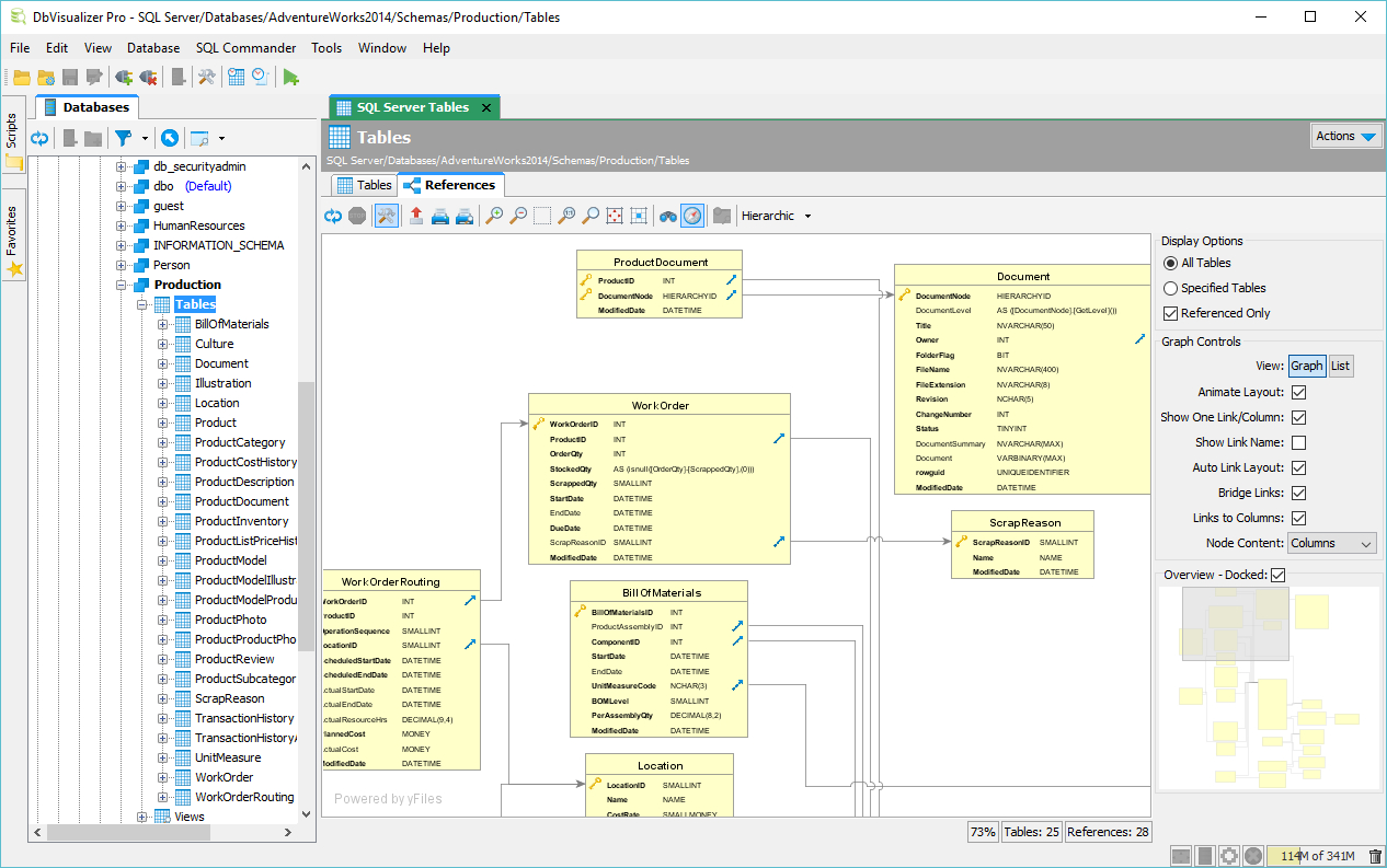 Er Diagrams / Graphs - Dbvisualizer with Er Diagram Ubuntu