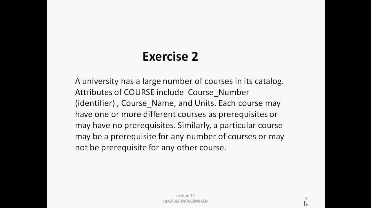 Exercise 2 Er Diagram inside Er Diagram Exercise