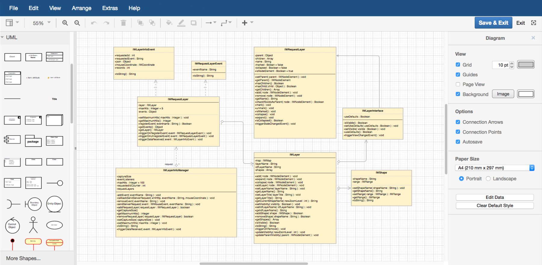 Features – Draw.io intended for Er Diagram In Draw.io