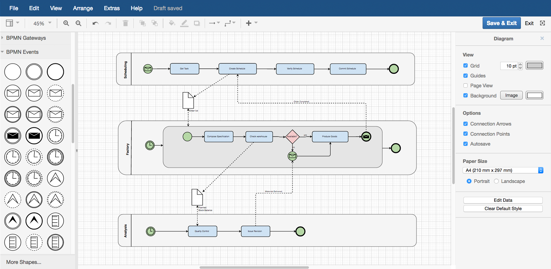 Features – Draw.io pertaining to Er Diagram In Draw.io