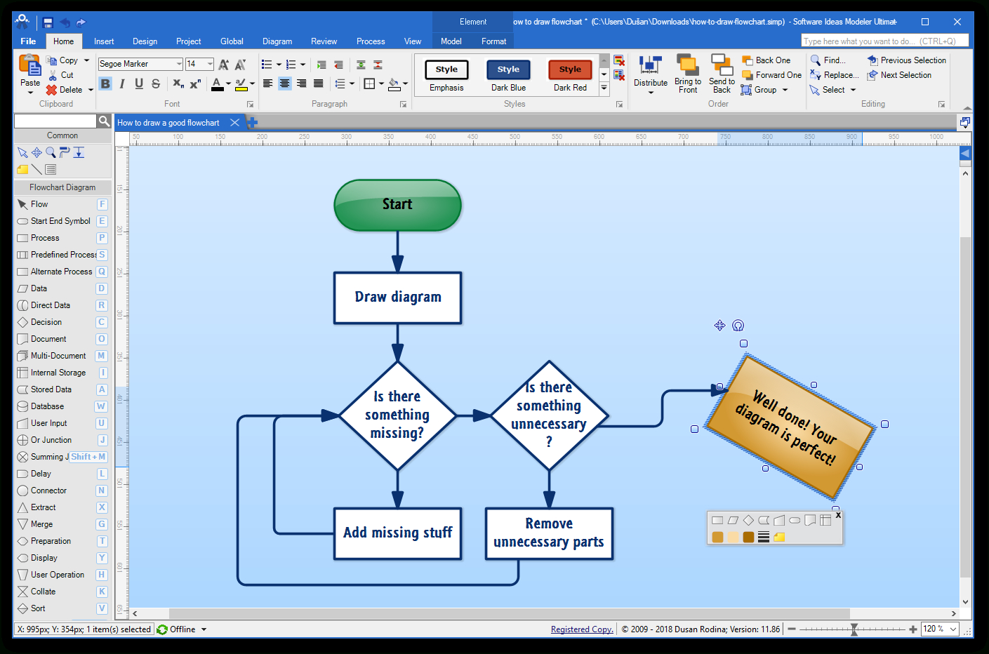 Free Diagram Software - Software Ideas Modeler inside Draw Diagram Free