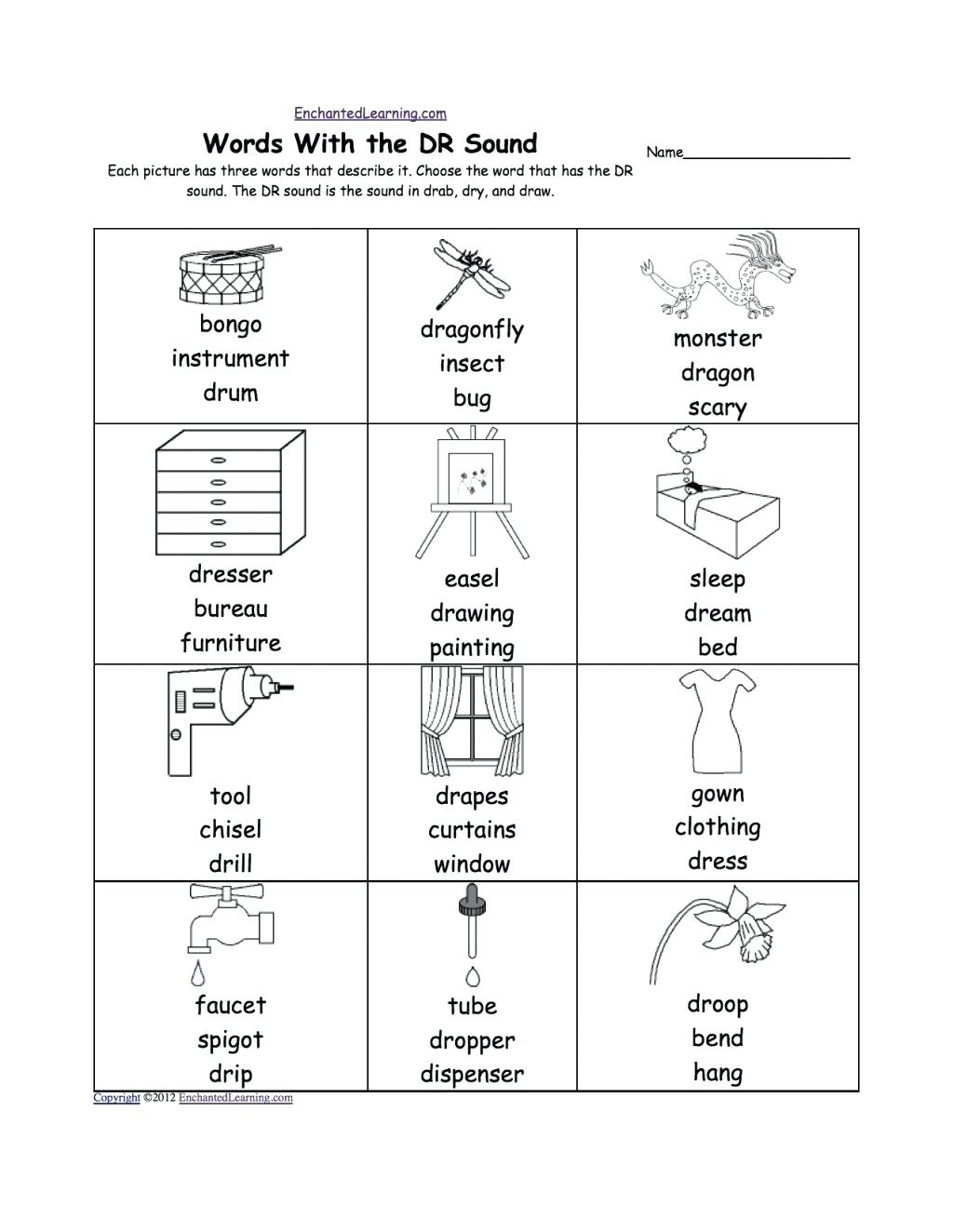 Free Er Ir Ur Worksheets – Cellarpaper.co pertaining to Er Diagram For Kindergarten