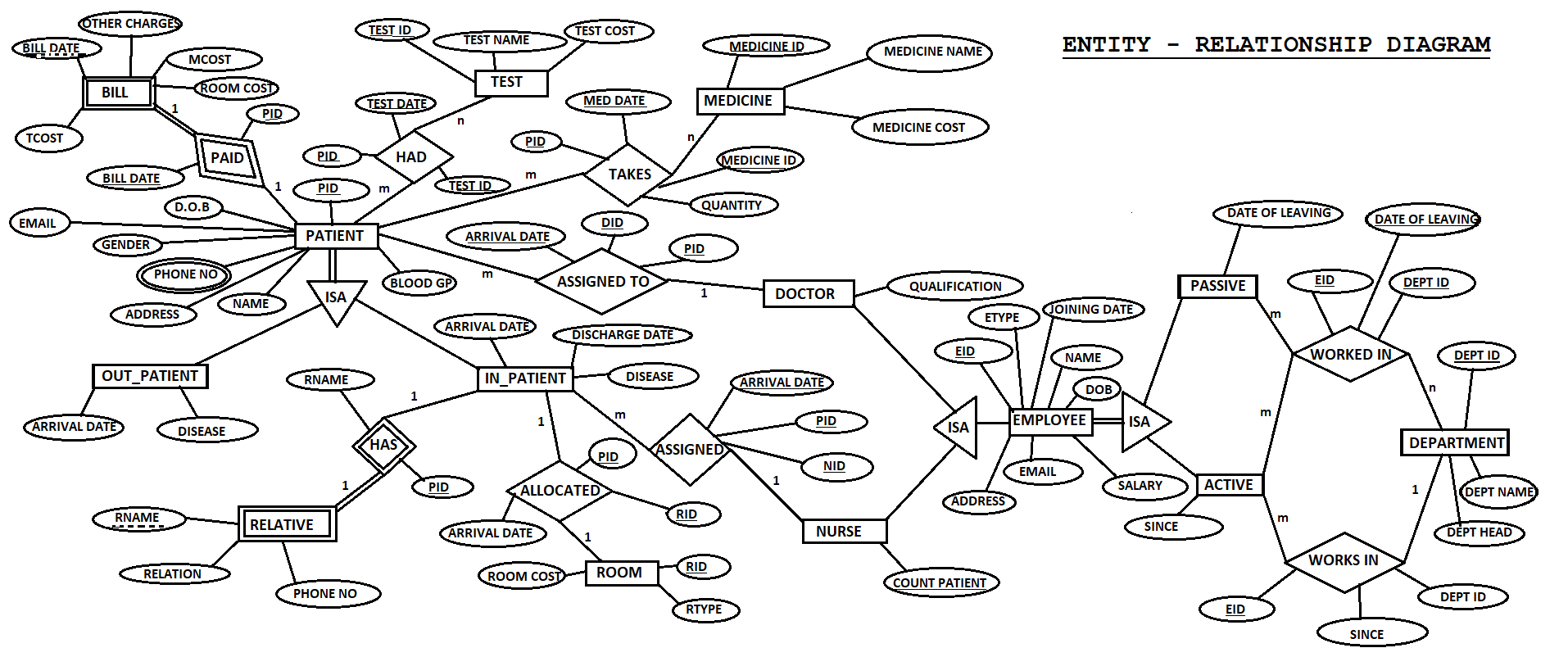 hospital database management system pdf