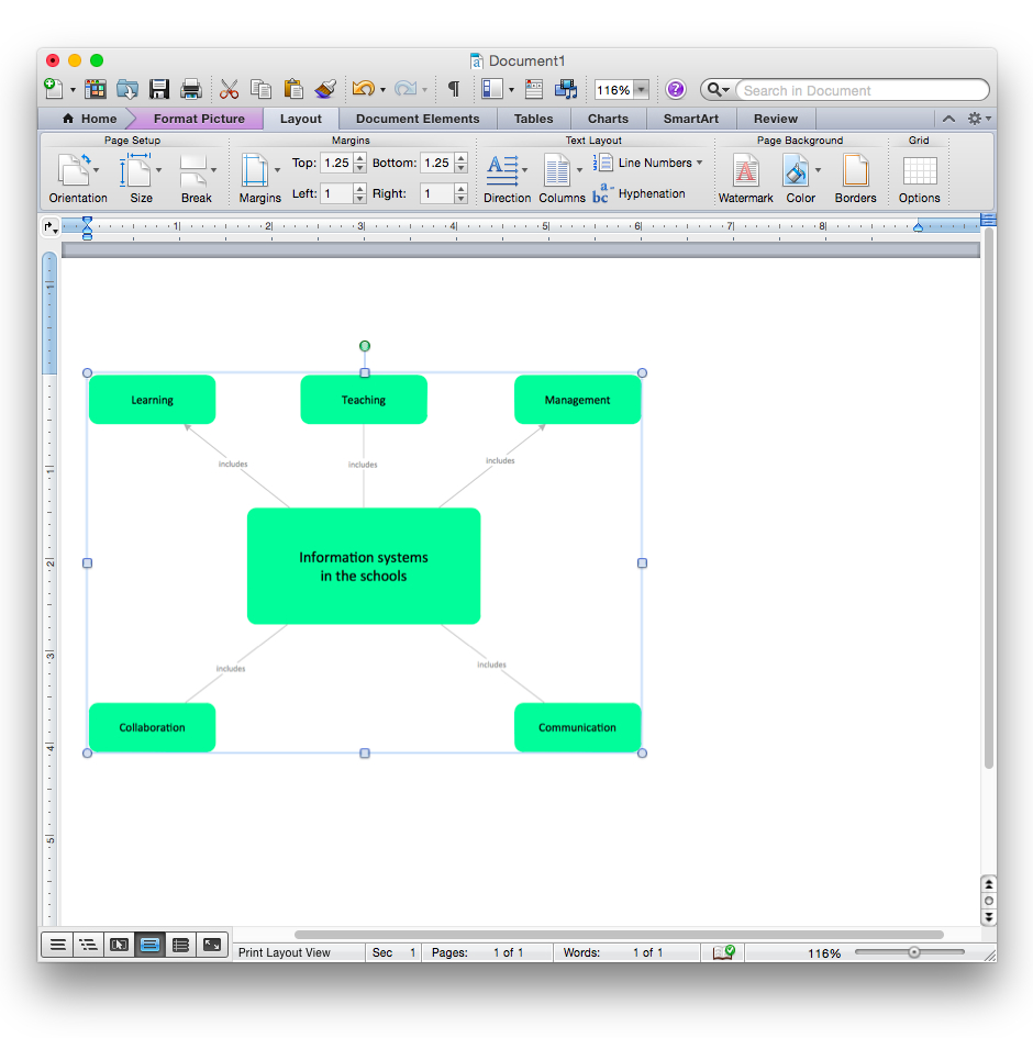 How To Add A Bubble Diagram To A Ms Word Document Using with regard to Er Diagram Word Template