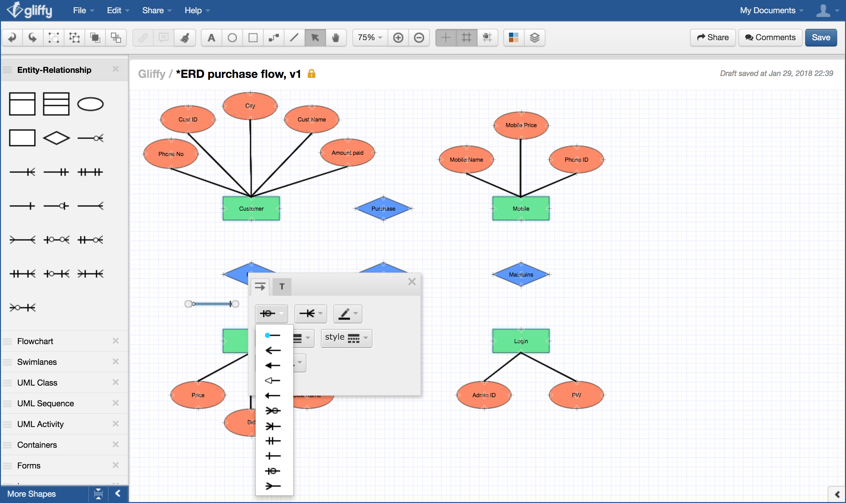 How To Draw An Entity-Relationship Diagram in Design A Er Diagram