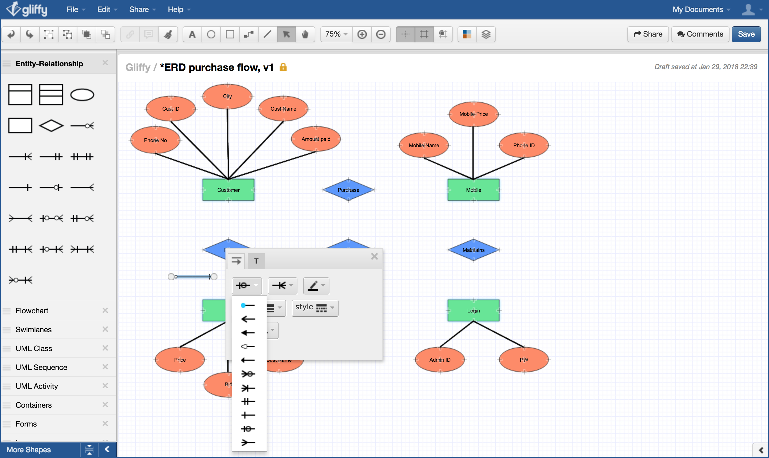 How To Draw An Entity-Relationship Diagram in Er Diagram Types
