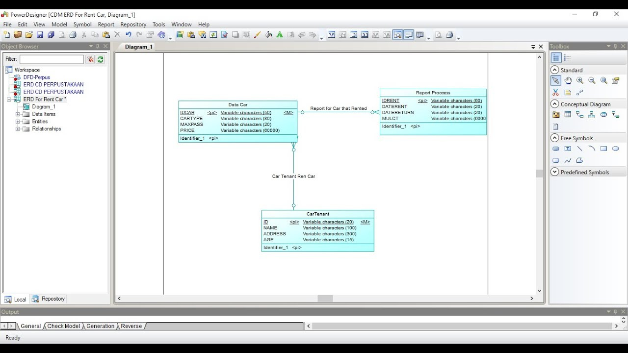 How To Make Erd In Power Designer inside Make Er Diagram