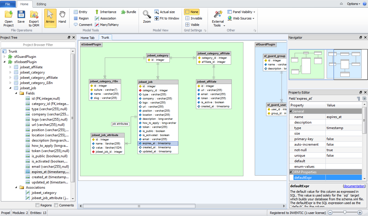 Model Representation - Help Site Of Skipper - The Orm Designer with Generate Er Diagram From Xml