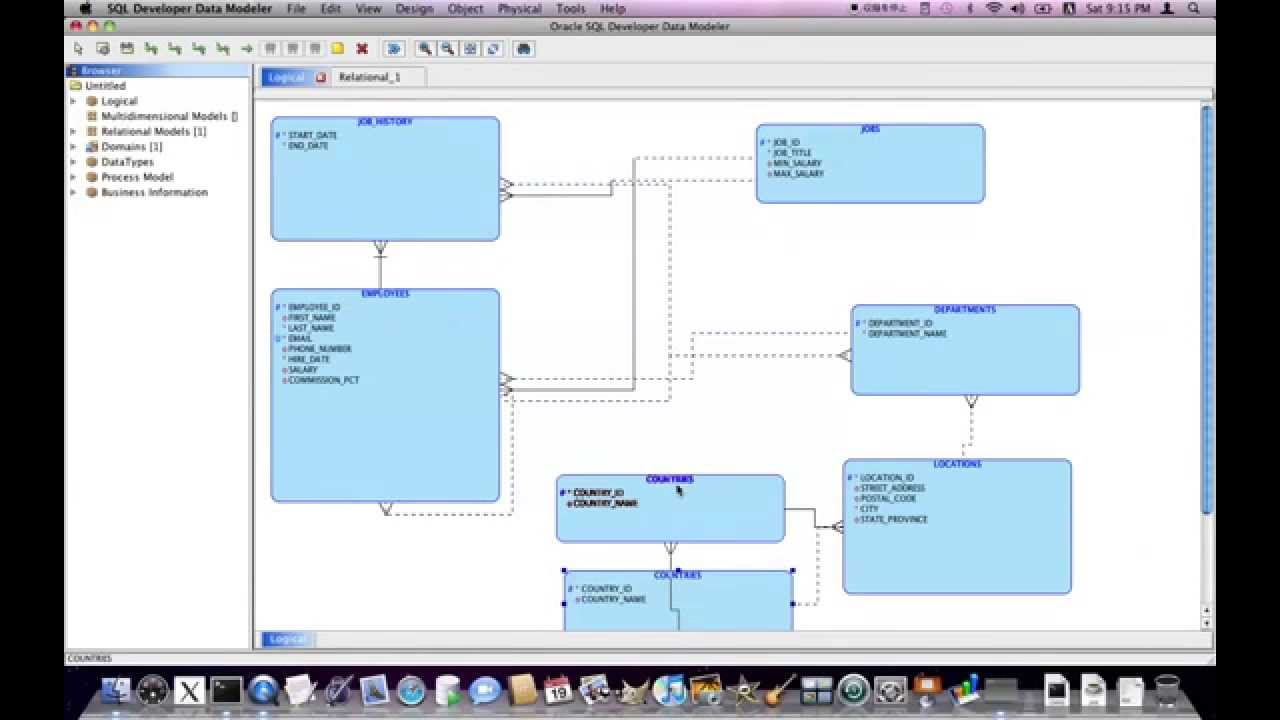 Oracle Sql Developer Data Modeler : Reverse Engineering with regard to Er Diagram In Sql Developer 1.5.5