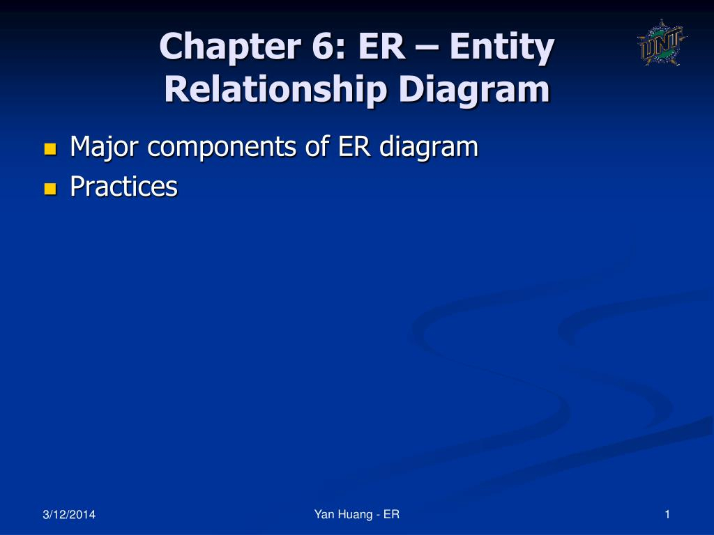 Ppt - Chapter 6: Er – Entity Relationship Diagram Powerpoint within Er Diagram Powerpoint