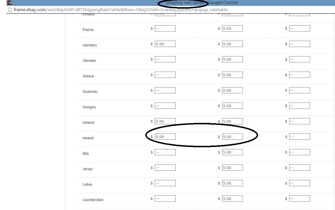 Shipping Rate Table!!! Don&amp;#039;t Works In A Search Res - The throughout Er Diagram Ebay