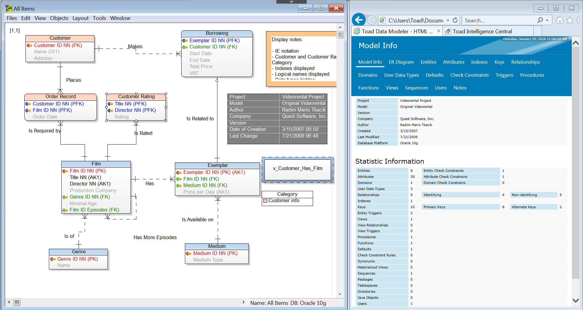 Toad Data Modeler for Er Diagram Toad