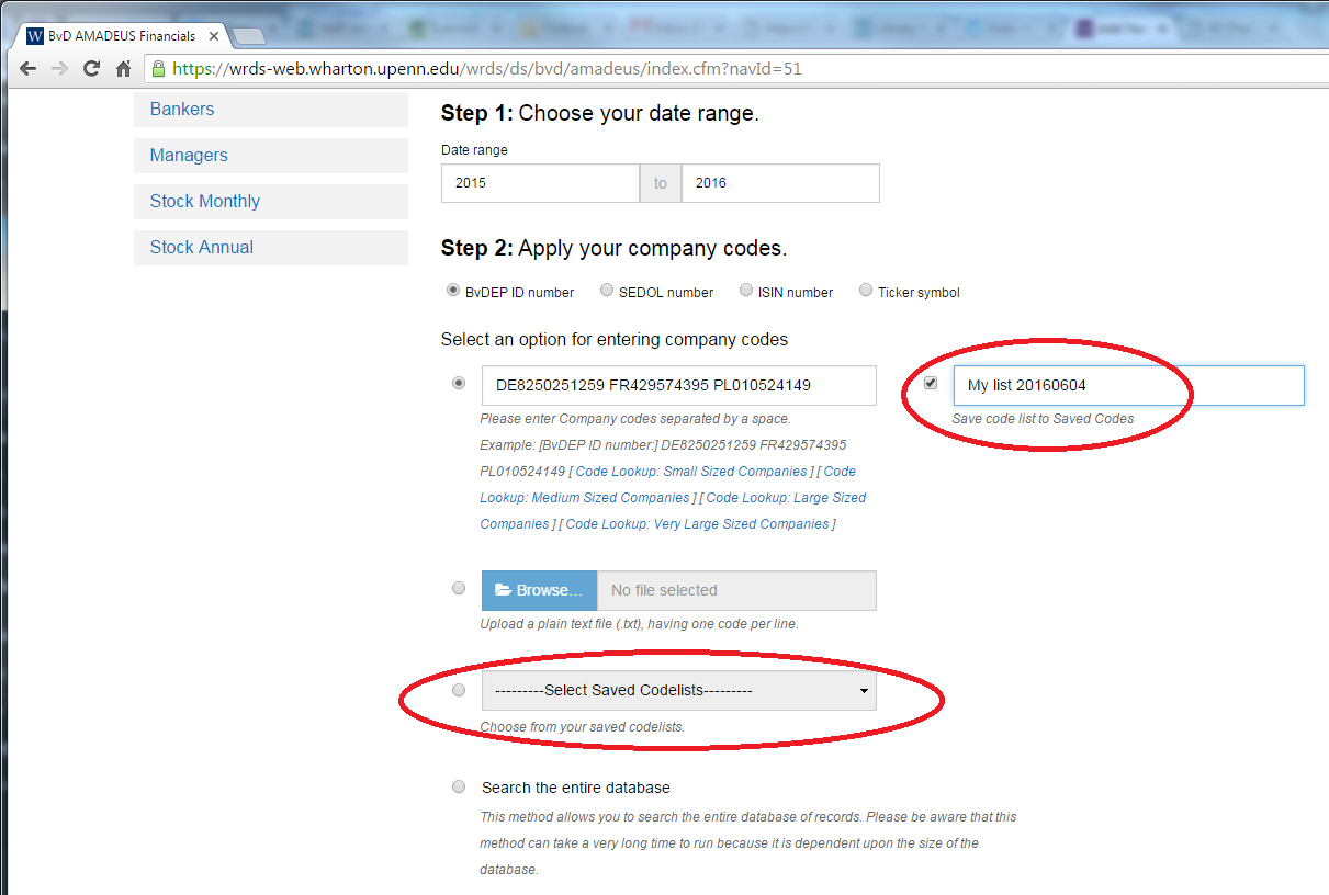 Wrds New Interface For Selecting Output Variables | Business with Wrds Database