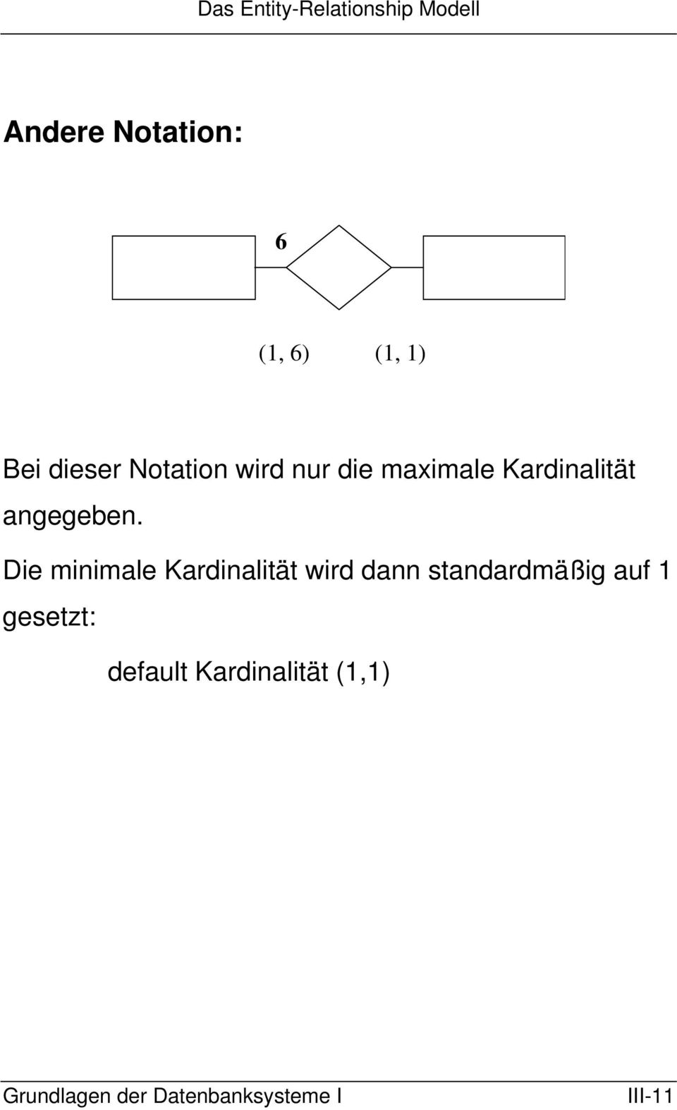 Das Entity-Relationship Modell (E-R Model) - Pdf Free Download inside Er Diagram Kardinalität