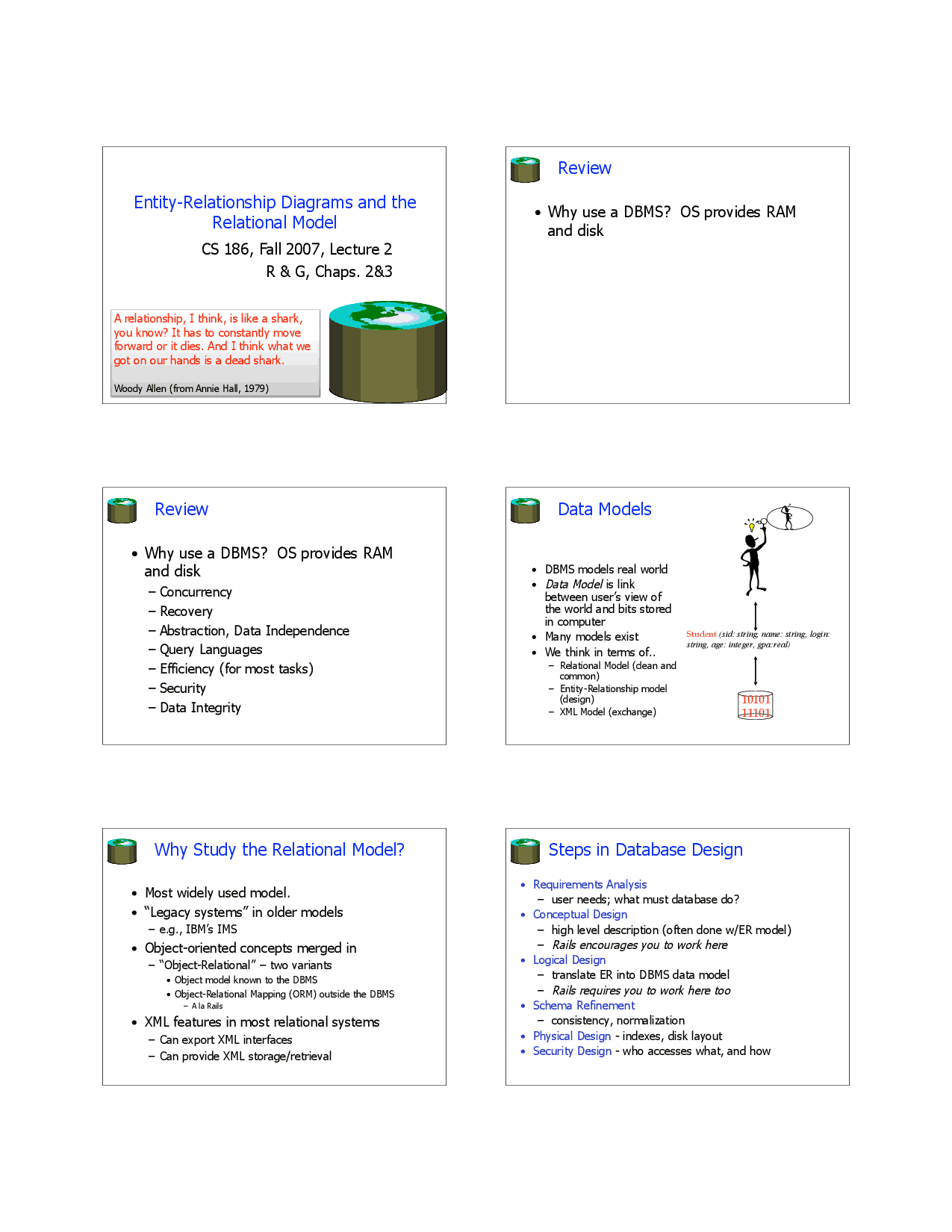 Entity-Relationship Diagrams-Introduction To Database in Er Diagram Lecture