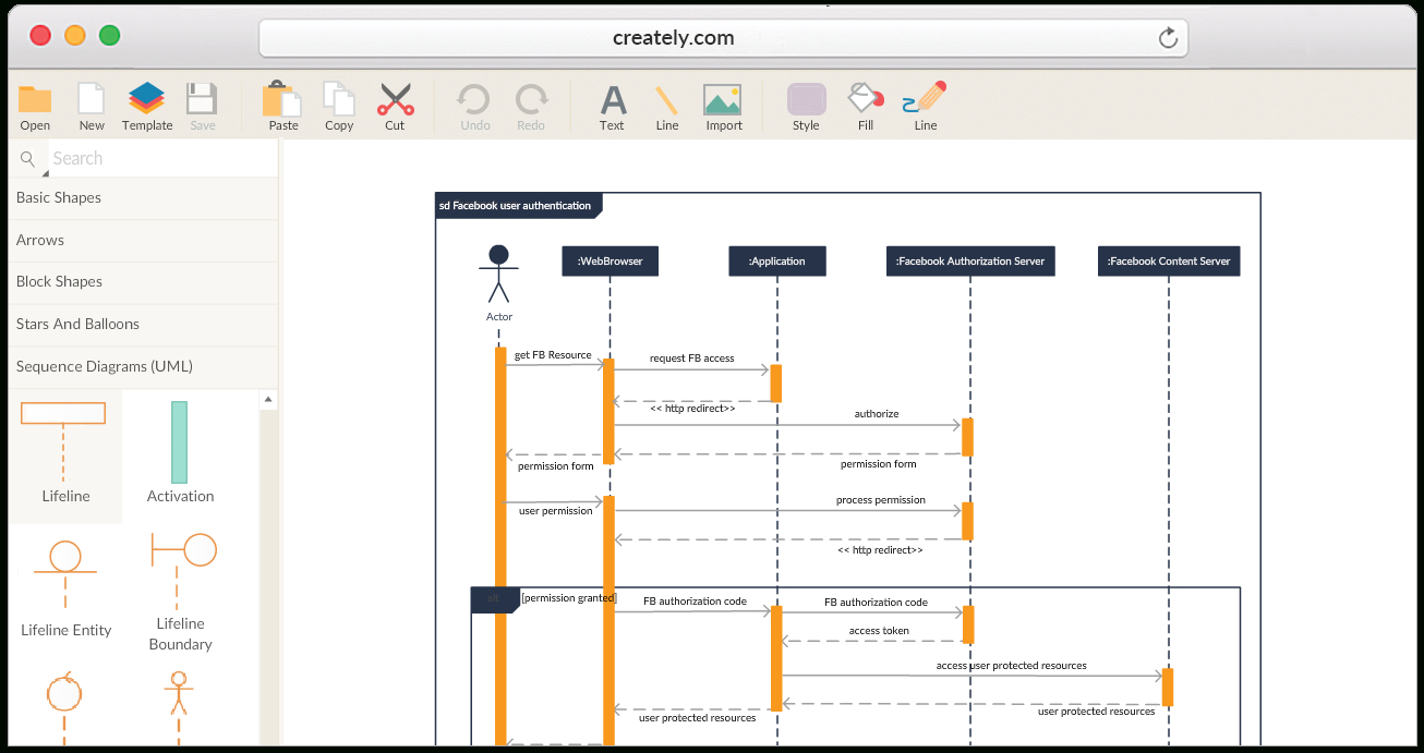 Create Sequence Diagrams Online | Sequence Diagram Tool pertaining to Draw Diagram Online