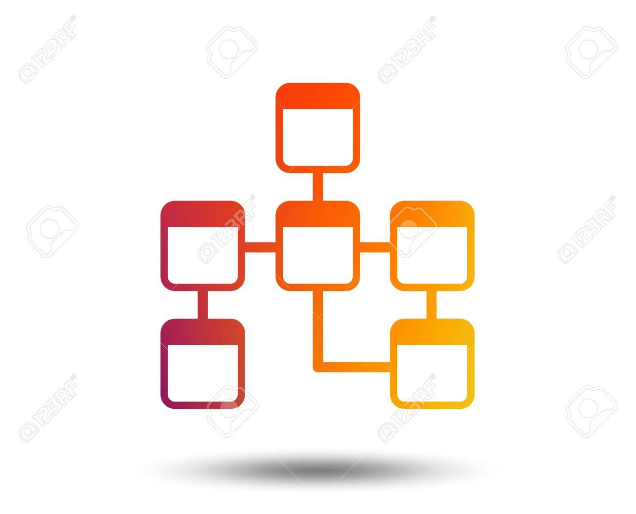 Database Sign Icon On Relational Database Schema Symbol with regard to Database Schema Symbols