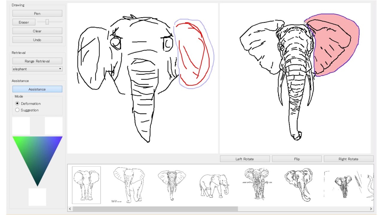 Drawfromdrawings: 2D Drawing Assistance Via Stroke Interpolation With A  Sketch Database (Tvcg 2017) with regard to Drawing Database