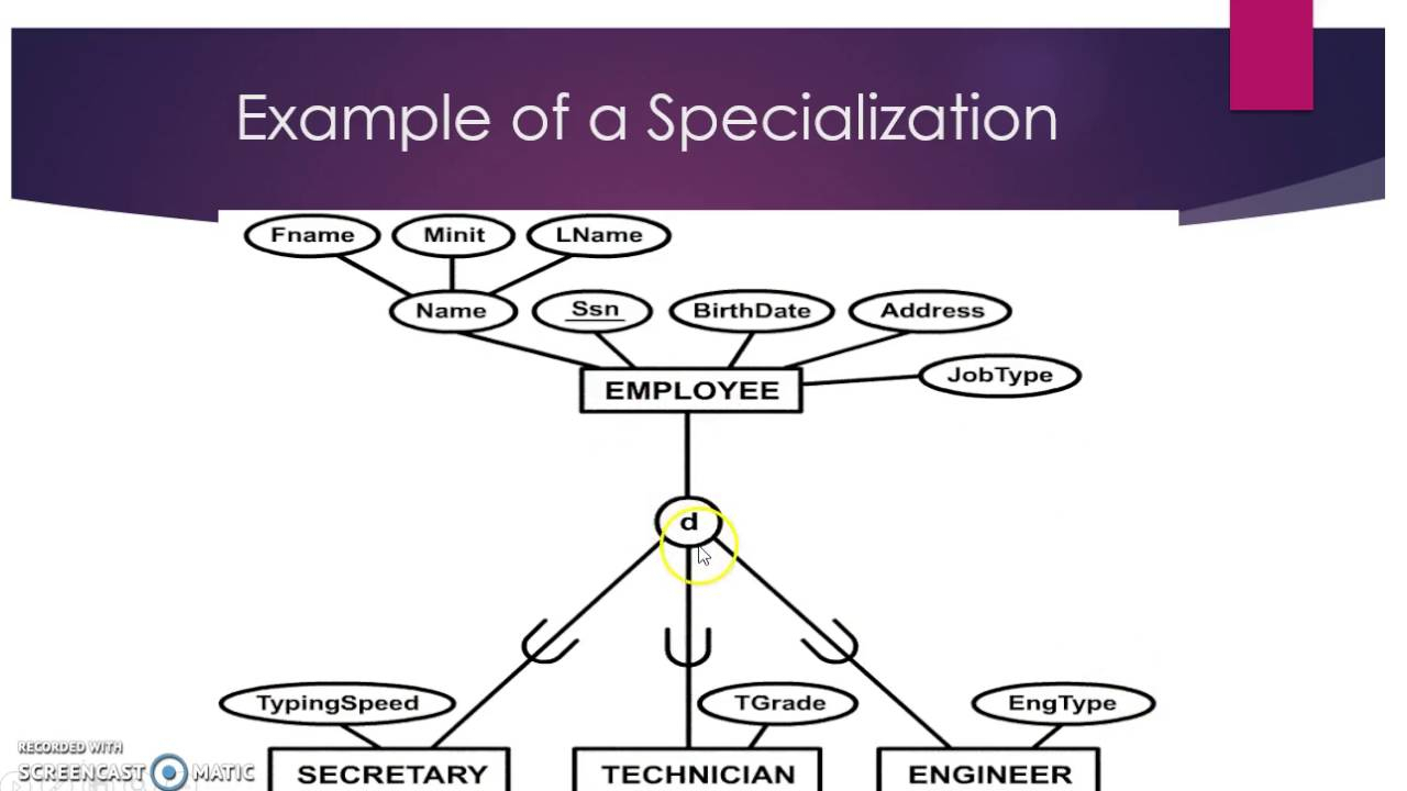 Eer Model within Eer Diagram Examples