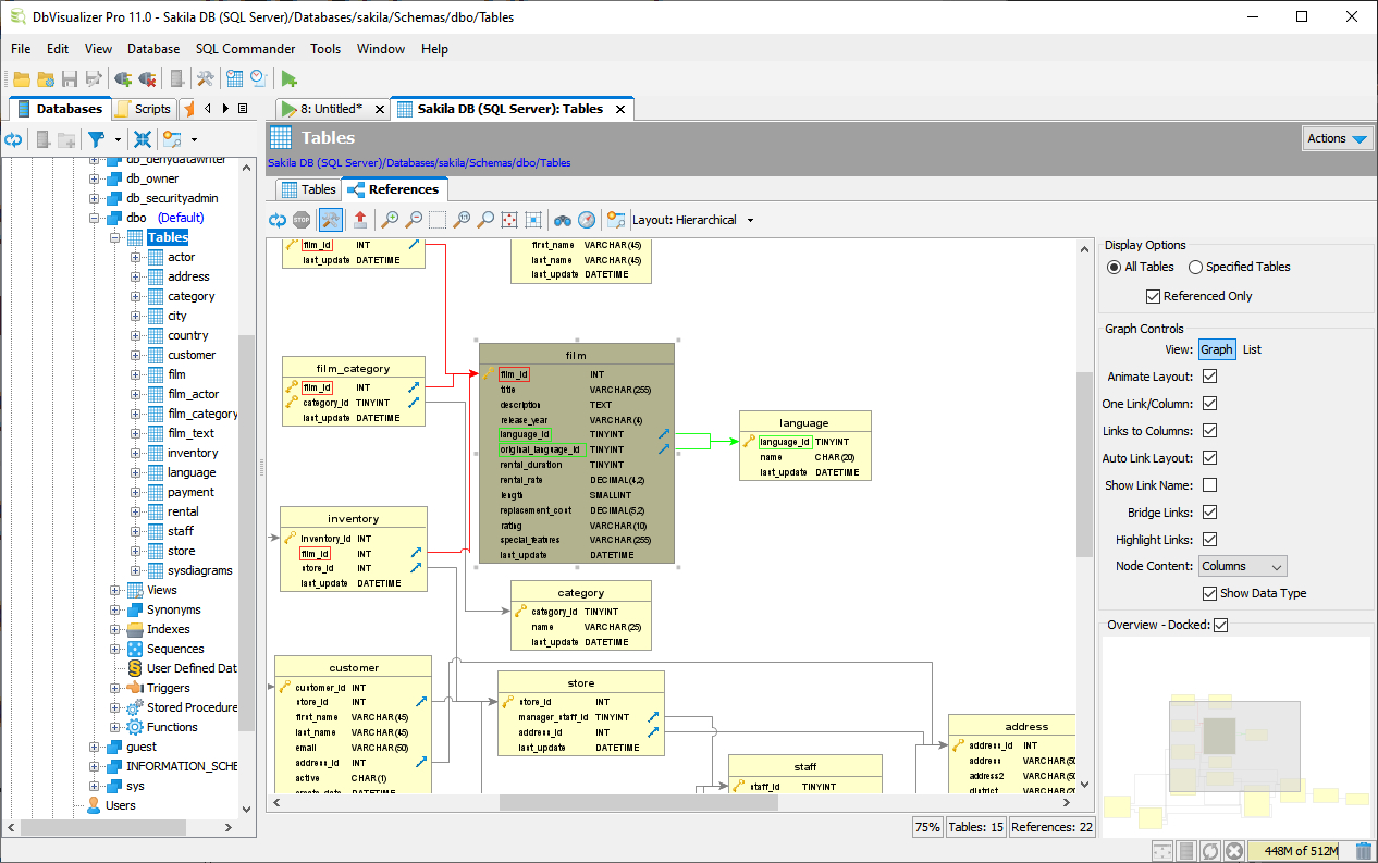 Er Diagrams / Graphs - Dbvisualizer regarding Er Diagram Using Dbvisualizer