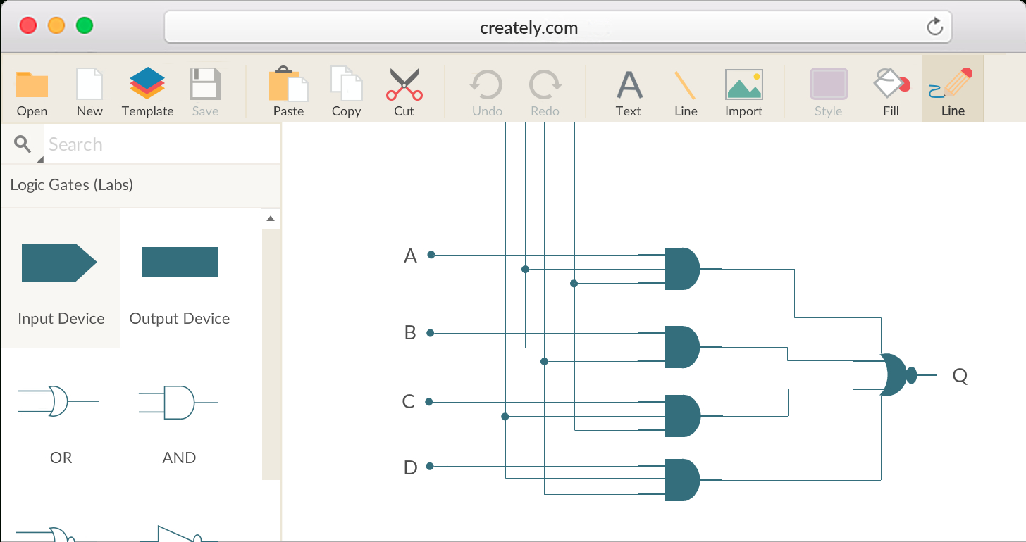 Logic Gate Software | Logic Gate Tool | Create Logic Gates intended for Er Diagram Calculator