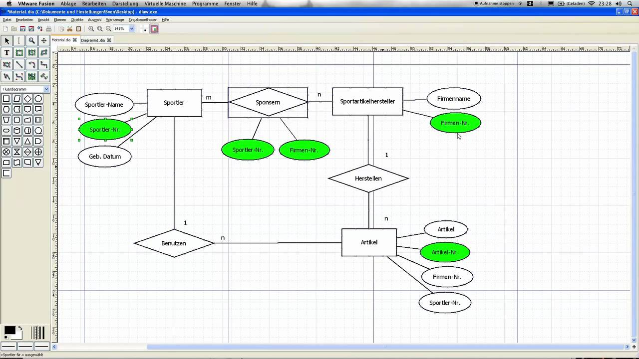 Tutorial Erm Modell within Er Diagram Zeichnen