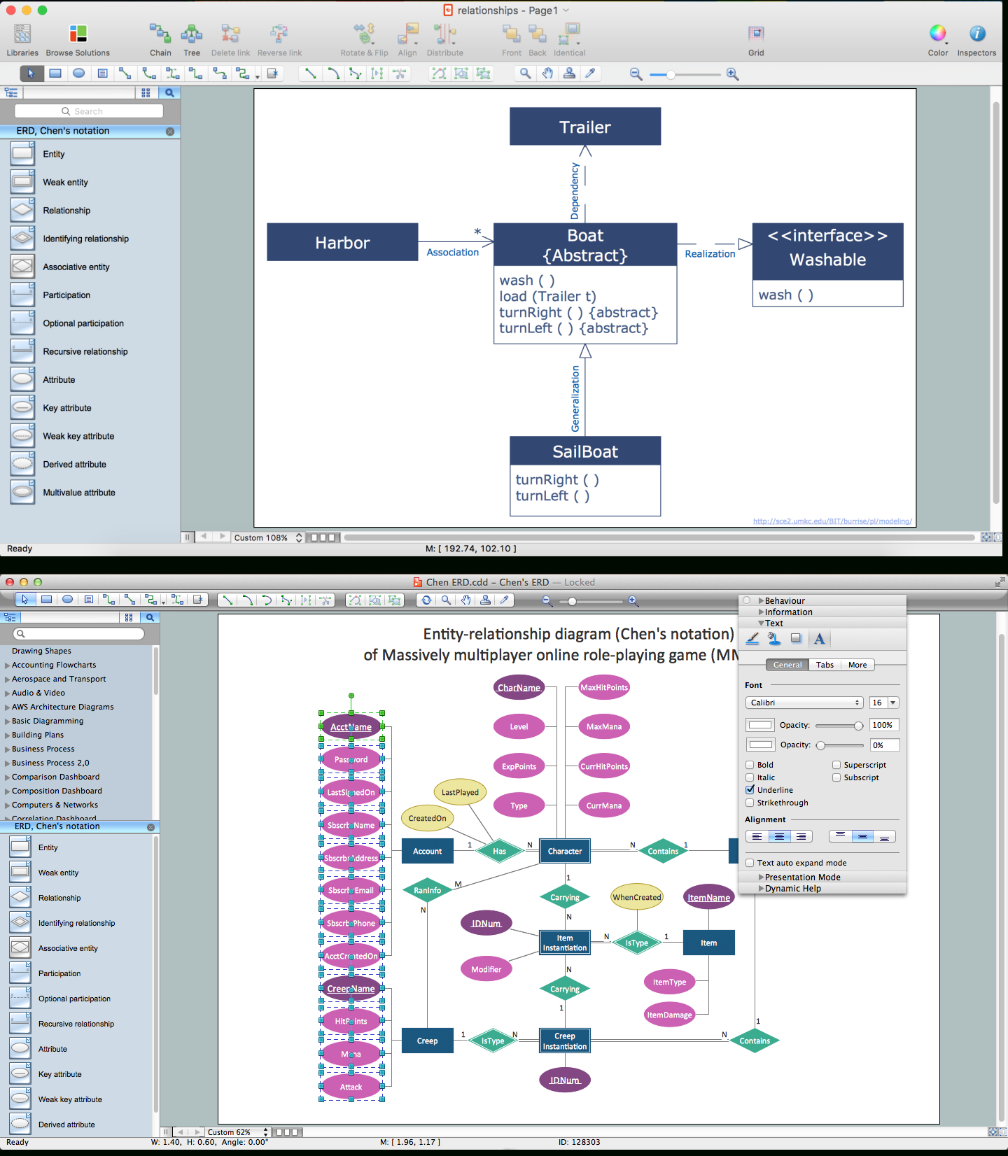 What&amp;#039;s The Best Erd Tool For The Mac? | Entity Relationship in Er Diagram Application
